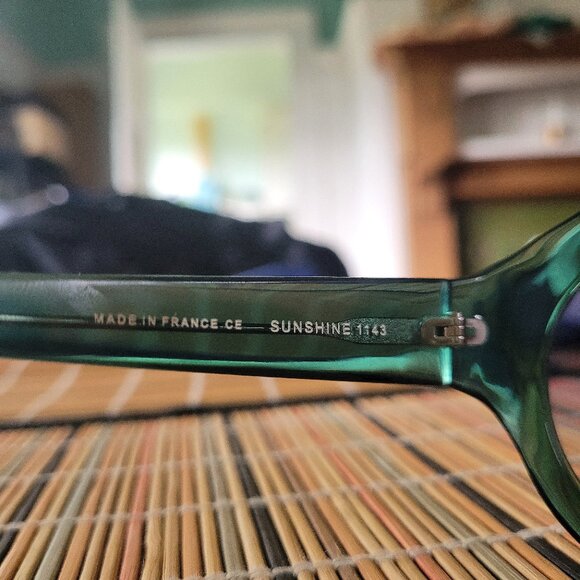 Luxury Anne et Valentin "Sunshine" Green Sunglasses - Picture 7 of 9